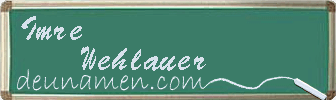 Imre Wehlauer Visitenkarte